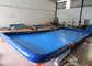 Dikdörtgen Mavi Dev Havuz Şişme Güçlü PVC, Büyük Şişme Havuz 10 X 5 X 0.3m