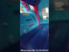 Yeni Bebek Bouncy Castler PVC Şişme Bouncer Slide SpidermMan Karikatür Teması ile