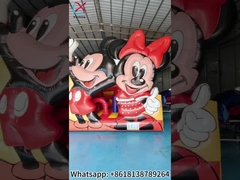Şişme Mickey Mouse ve Minnie Bouncy House Slide Combo ile