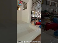 Üretici şişme beyaz düğün atlama alanı şişme sıçrama kalesi