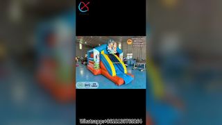Çocuklar İçin Bluey Bounce House Kaydırak Eğlencesi