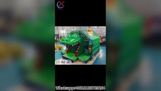 Dino Bounce House Slide Çocuk Partisi Eğlencesi