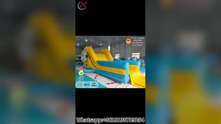 Ticari Kiralama için Özel Minion Şişme Slayt