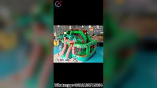 Orman Macerası Kaydıraklı Şişme Sıçrama Evi
