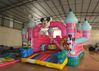 Mickey Mouse Çocuk Şişme Sıçrama Ev 4.5 X 5 X 3.5m 3 - 15 Yaş Çocuklar İçin