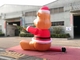 Özelleştirilmiş PVC Baskı Şişme Noel Süslemeleri Ticari Gösteri İçin Ayı Catoon