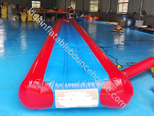 Ticari Kalite PVC Tarpaulin Su Kaydırma Aksesuarı Şişirme Su Oyunu Yetişkinler İçin Uzun Kaydırma