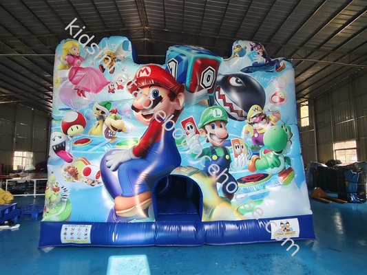 Dijital Baskı Süper Mario Slide ile şişme sıçrama evi şişme atlama kalesi