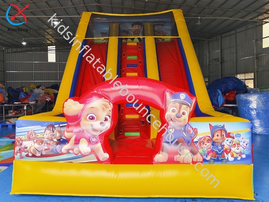 Fabrika Ticari Şişirme PAW Patrol Kaydırma Büyük Şişirme Çift Kuru Kaydırma