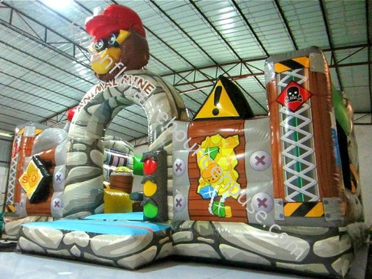 Tedarikçi Gorilla Şişirme Fun City Şişirme Atlama Evi Eğlence Parkı