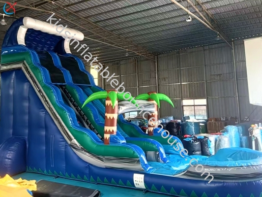 Fabrika Ticari Şişirme Su Kaydırma Açık Hava için Şişirme Yaz Kaydırma