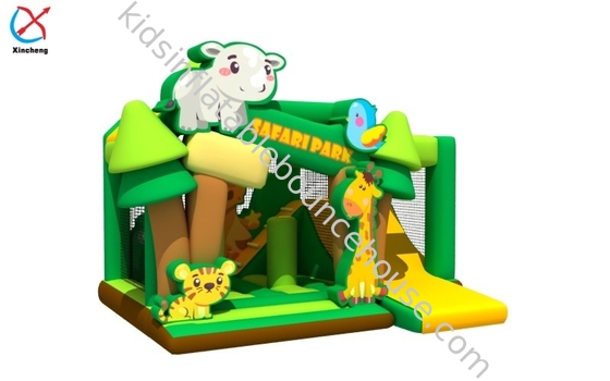 Ticari şişkin kaygan evler şişkin safari parkı kombinasyonu