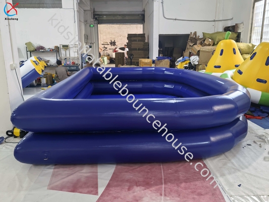 Tedarikçi PVC Dev Havuz Şişirme Araçları Çift Katmanlı Havuz Dışarıda