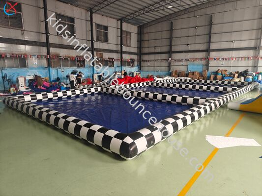 Üretici PVC Dev Çift Havuz Şişme Yüzme Havuzu Dış Mekan İçin